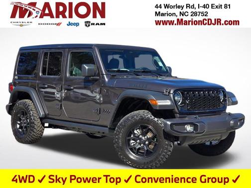 Granite Crystal Metallic Clearcoat 2026 Jeep Wrangler Willys