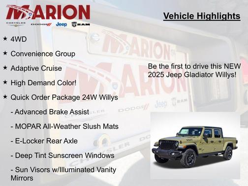 2025 Jeep Gladiator Willys