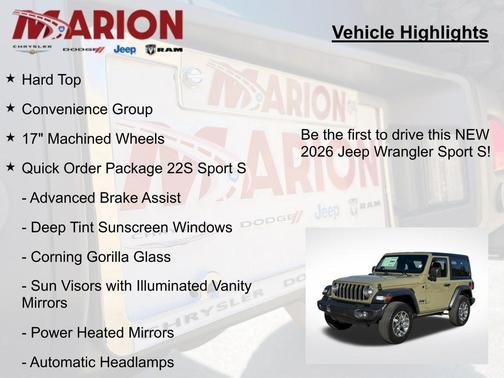 41 2026 Jeep Wrangler Sport S
