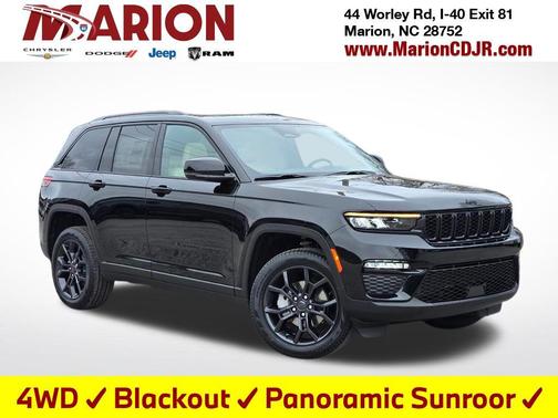 Diamond Black Crystal Pearlcoat 2025 Jeep Grand Cherokee Limited