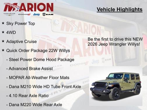 2026 Jeep Wrangler Willys