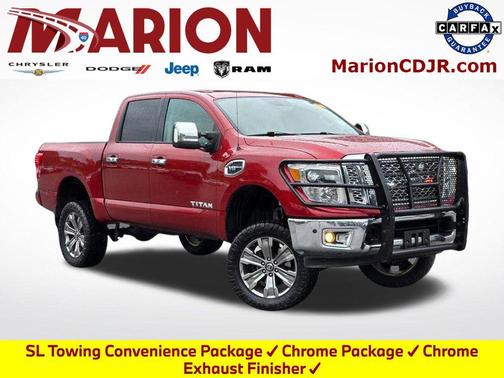 Cayenne Red 2017 Nissan Titan SL