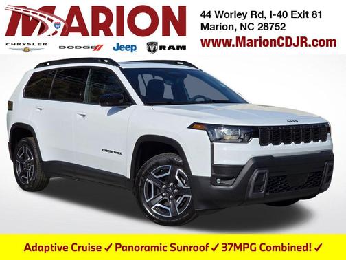 Bright White Clearcoat 2026 Jeep Cherokee Limited