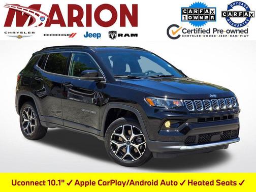 Diamond Black Crystal Pearlcoat 2025 Jeep Compass Limited