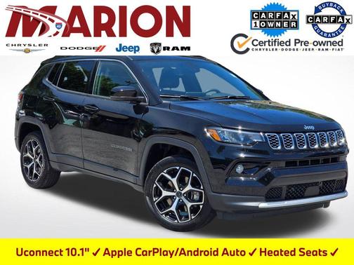 Diamond Black Crystal Pearlcoat 2025 Jeep Compass Limited