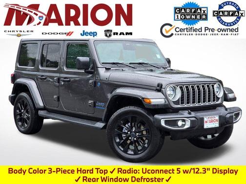 Granite Crystal Metallic Clearcoat 2025 Jeep Wrangler 4xe Sahara