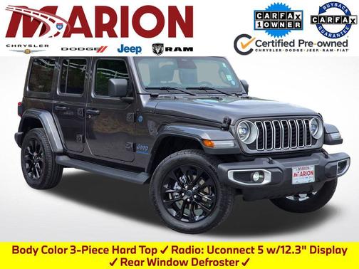Granite Crystal Metallic Clearcoat 2025 Jeep Wrangler 4xe Sahara