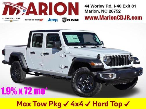 Bright White Clearcoat 2026 Jeep Gladiator Sport