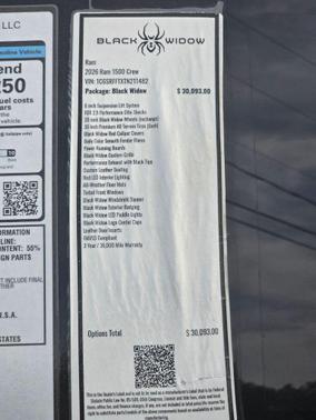 Diamond Black Crystal Pearlcoat 2026 RAM 1500 Big Horn/Lone Star
