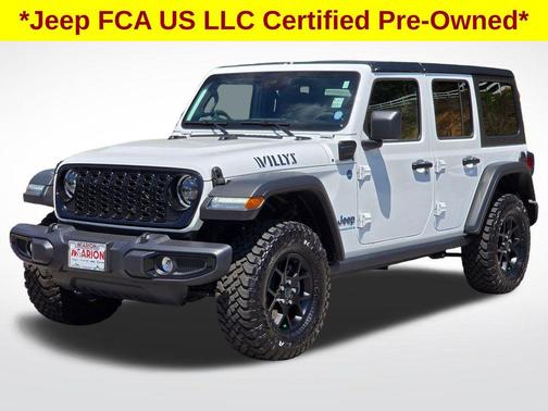Bright White Clearcoat 2025 Jeep Wrangler 4xe Willys