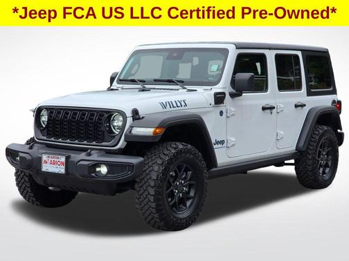 Bright White Clearcoat 2025 Jeep Wrangler 4xe Willys