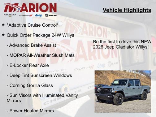 2026 Jeep Gladiator Willys 4x4