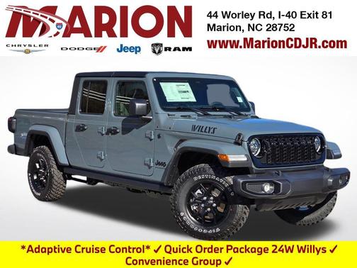 Anvil Clearcoat 2026 Jeep Gladiator Willys 4x4