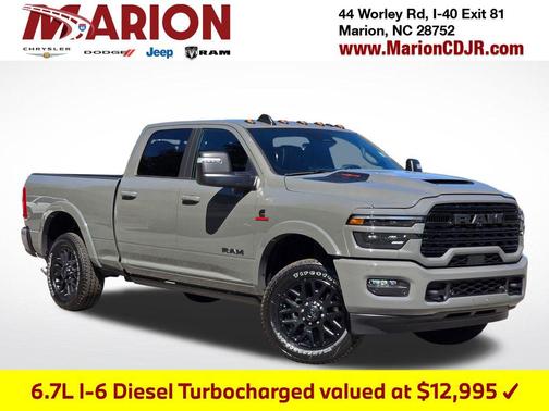 Ceramic Gray Clearcoat 2026 RAM 2500 Limited Crew Cab 4x4 6'4' Box