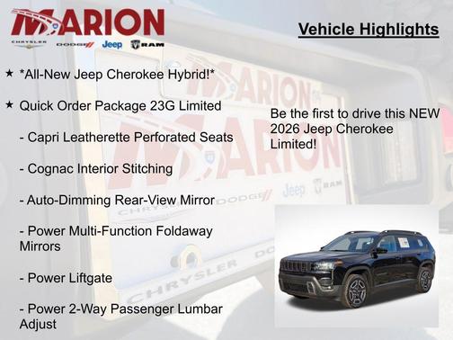 Diamond Black Crystal Pearlcoat 2026 Jeep Cherokee Limited