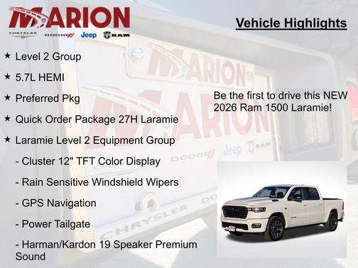 2026 RAM 1500 Laramie