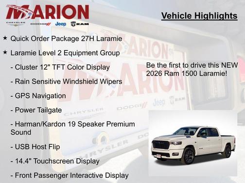 2026 RAM 1500 Laramie