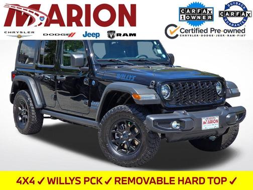 Black Clearcoat 2025 Jeep Wrangler 4xe Willys