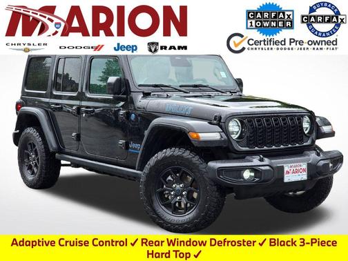 Black Clearcoat 2025 Jeep Wrangler 4xe Willys