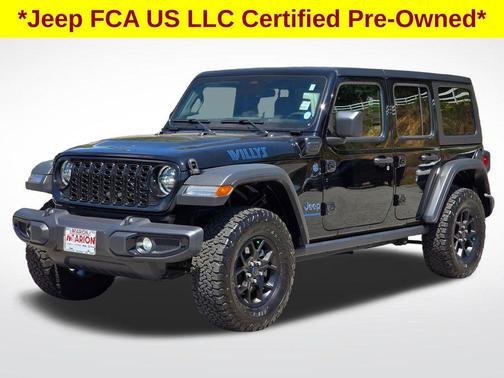 Black Clearcoat 2025 Jeep Wrangler 4xe Willys