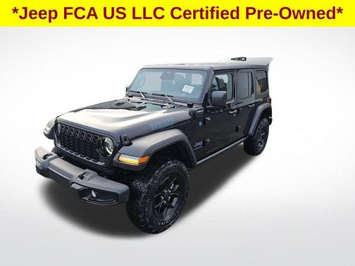 Black Clearcoat 2025 Jeep Wrangler 4xe Willys