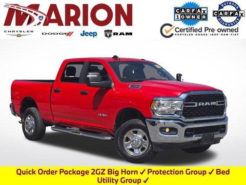 Flame Red Clearcoat 2024 RAM 2500 Big Horn Crew Cab 4x4 6'4' Box