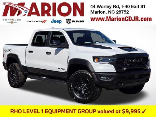 Bright White Clearcoat 2026 RAM 1500 RHO Crew Cab 4x4 5'7' Box
