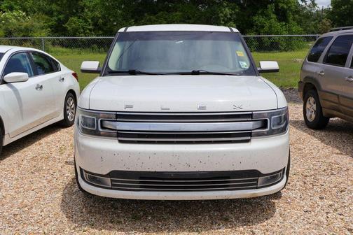 White Suede 2014 Ford Flex Limited