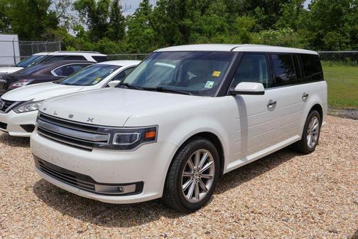 White Suede 2014 Ford Flex Limited