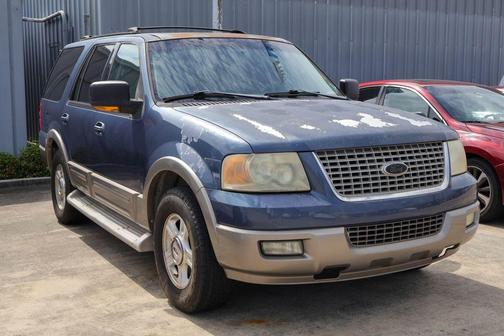Blue 2004 Ford Expedition Eddie Bauer