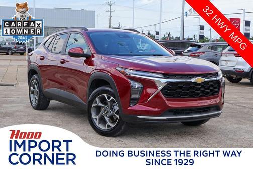 Crimson Metallic 2025 Chevrolet Trax LT