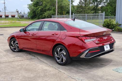 Red 2025 Hyundai ELANTRA Limited