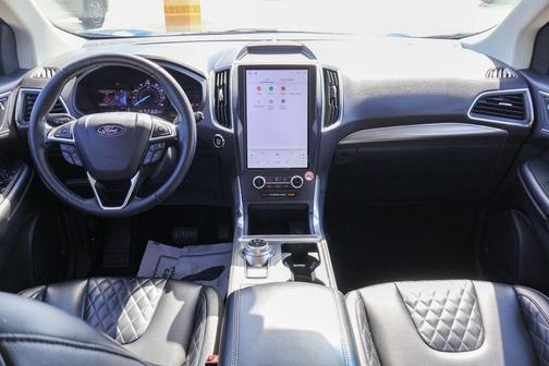 Blue Metallic 2024 Ford Edge Titanium