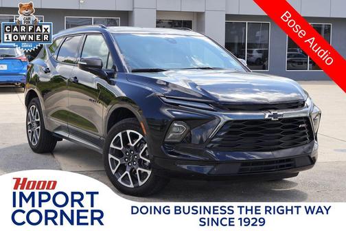 Black 2025 Chevrolet Blazer RS