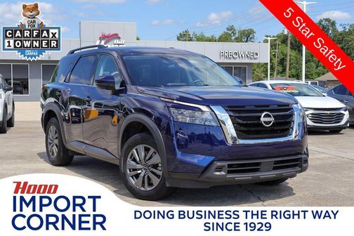 Deep Ocean Blue 2025 Nissan Pathfinder SV