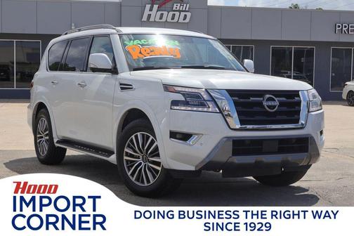 Aspen White Tricoat 2023 Nissan Armada SL