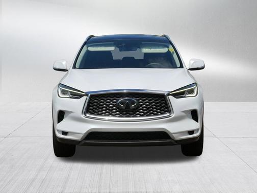 Radiant White 2023 INFINITI QX50 LUXE AWD