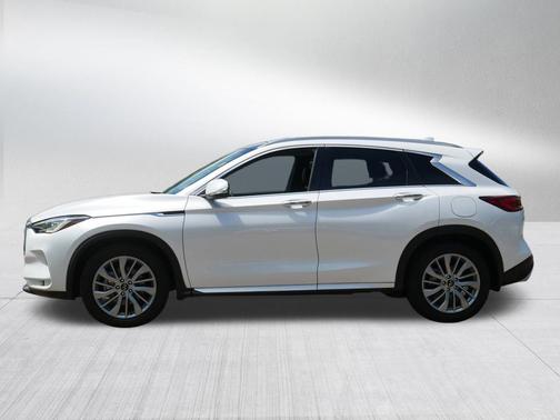 Radiant White 2023 INFINITI QX50 LUXE AWD