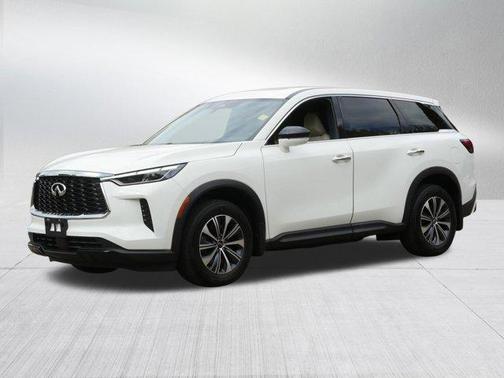 Glacier White 2023 INFINITI QX60 Pure