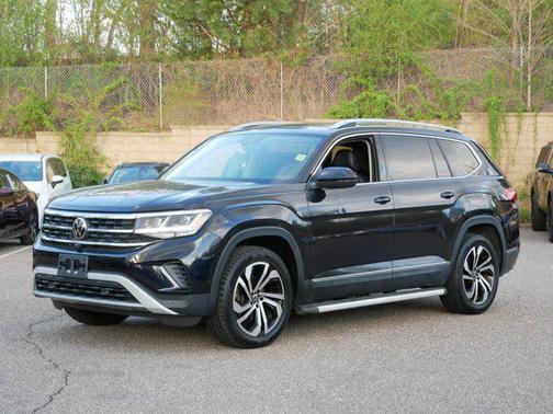 Deep Black Pearl 2021 Volkswagen Atlas 3.6L SEL Premium