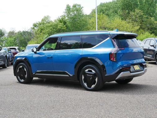 Ocean Blue 2024 Kia EV9 Land