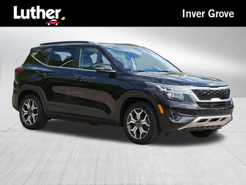 Cherry Black 2022 Kia Seltos EX