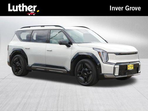 Ivory Silver 2024 Kia EV9 GT-Line