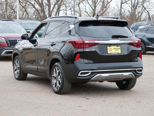Cherry Black 2023 Kia Seltos EX