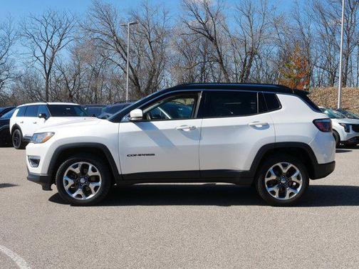 Pearl White Tri-Coat 2018 Jeep Compass Limited
