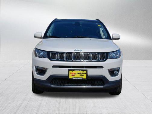 Pearl White Tri-Coat 2018 Jeep Compass Limited