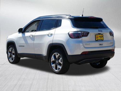 Pearl White Tri-Coat 2018 Jeep Compass Limited
