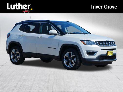 Pearl White Tri-Coat 2018 Jeep Compass Limited