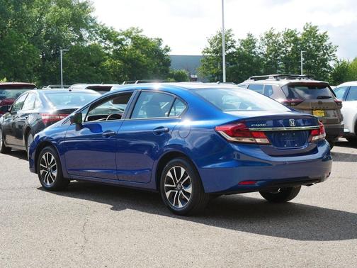 Dyno Blue Pearl 2015 Honda Civic EX