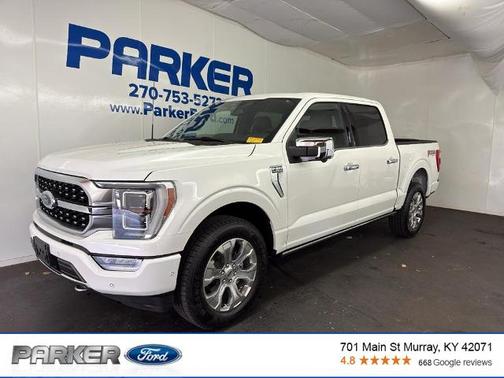 STAR WHITE METALLIC TRICOAT 2022 Ford F-150 PLATINUM